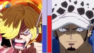 Sanji vs Law in One Piece (Image via Toei Animation)